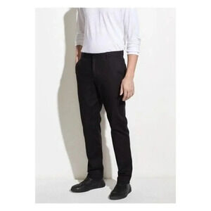 Vince James Black Classic Chino Straight Leg Dress Pants 36